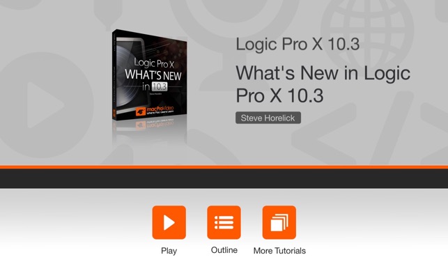 Course For What's New In Logic Pro X 10.3(圖1)-速報App