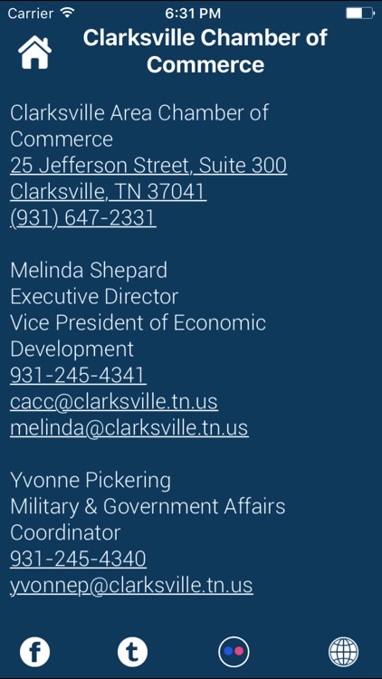 Clarksville Area Chamber of Commerce screenshot-4