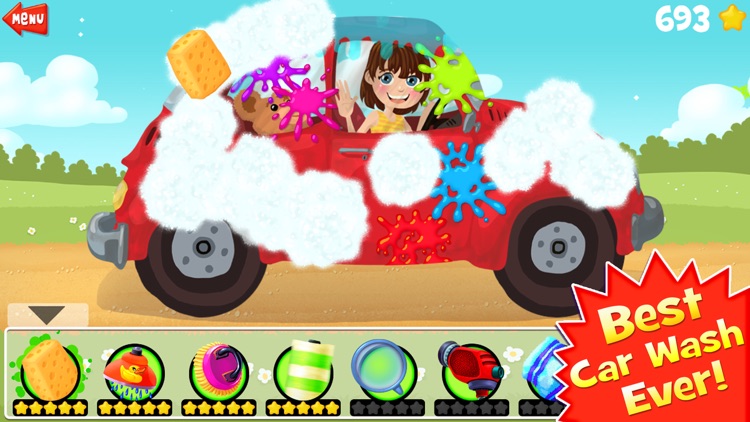 A Free Car Wash Game for Kids and Toddlers