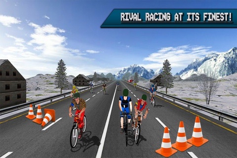 Extreme Highway Bike Racing 2017 - Bicycle Race 3D screenshot 4
