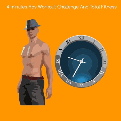 4 minutes abs workout challenge and total fitness icon