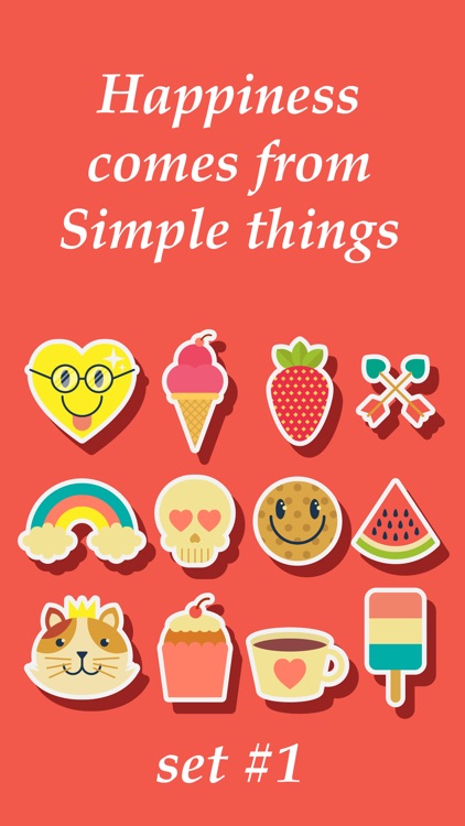 Simpl3 - Simple & Funny stickers 2017