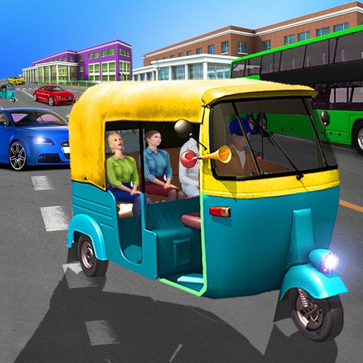 Real Auto Rickshaw  Driving Game 2017 Icon