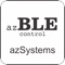 This app is part of a system to control devices through BLE (Bluetooth Low Energy) communication, between a device (Server "azBLEcontrol") and a smartphone (Client)