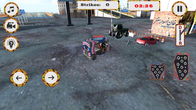 Tuk Tuk Auto Rickshaw Parking 3D Simulat