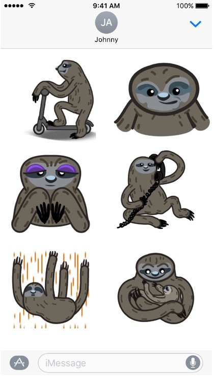 Animated Sloth Emoji