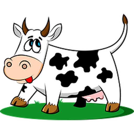 Farm Cows One Sticker Pack iOS App