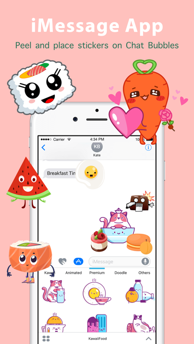 How to cancel & delete Kawaii Food Sticker from iphone & ipad 2