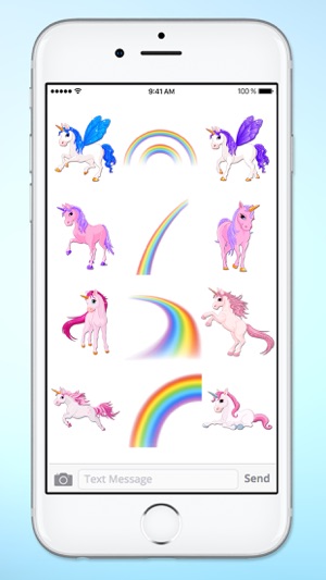 Unicorns and Rainbows Sticker Pack(圖4)-速報App