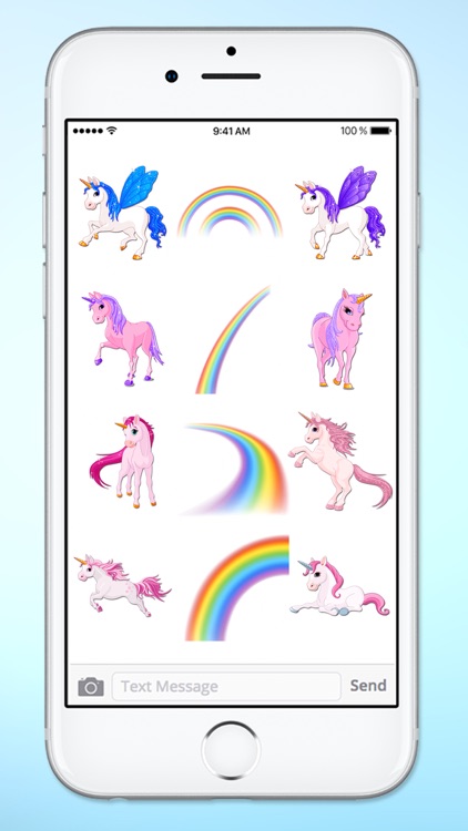 Unicorns and Rainbows Sticker Pack screenshot-3