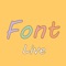 Easily create iling fonts, using the [Fontlive - Keyboard App]