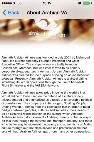 Arabian Airlines screenshot 3