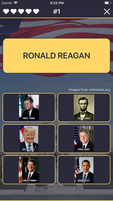 US Presidents - Quiz screenshot 3