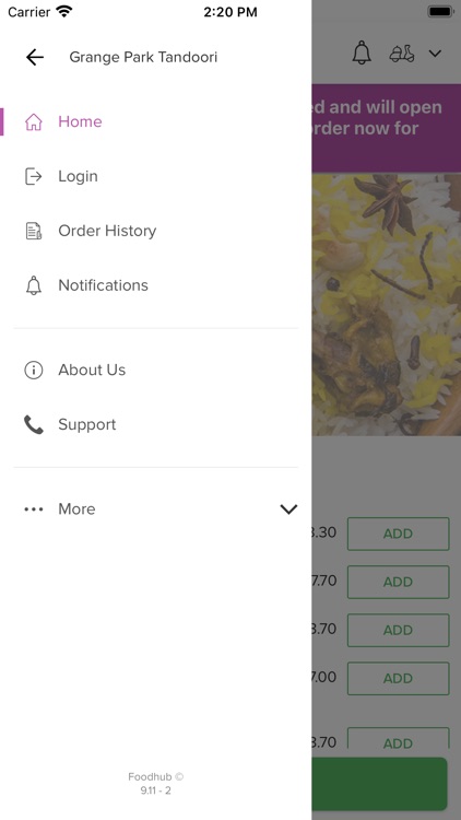 Grange Park Tandoori screenshot-3