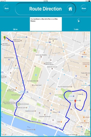 Paris France Offline City Maps with Navigation screenshot 2