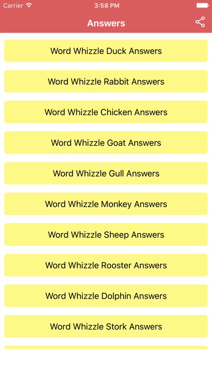 Cheats for WordWhizzle - All Level Answers