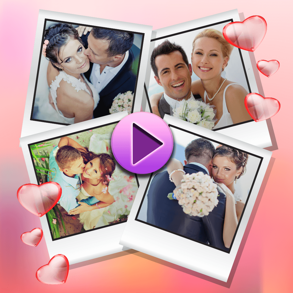 Slideshow Video Maker for Wedding Photography App Icon