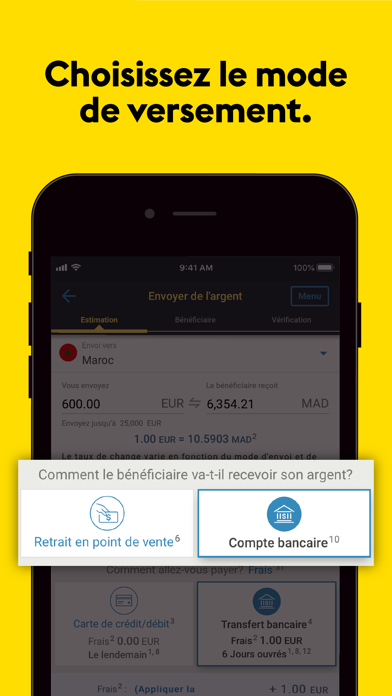 Transfert Western Union® Transfert Western Union®