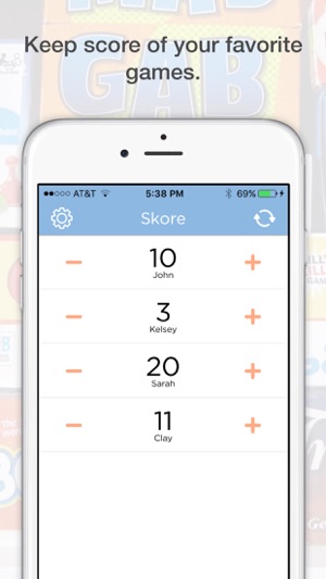 Skore - Scorekeeper for games