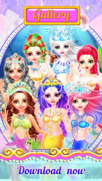 Mermaid Princess Dress Up - Princess Girls Games! screenshot-4