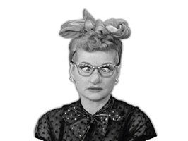 I Love Lucy - Black&White Stickers