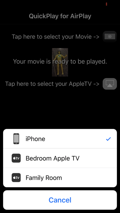 Quick AirPlay - Optimized for your iPhone videos