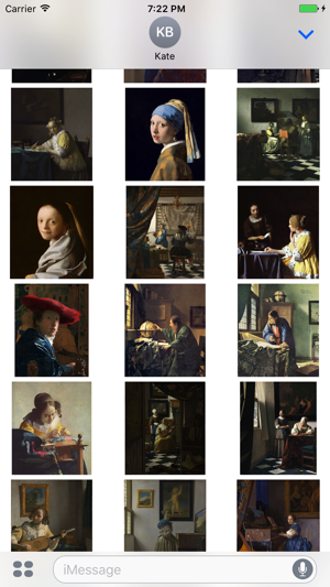 Johannes Vermeer Paintings for iMessage(圖2)-速報App