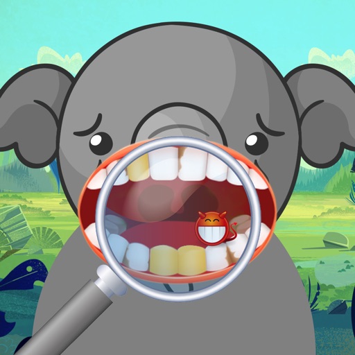 Zoo Dentist Game: Elephant Happy Park Icon