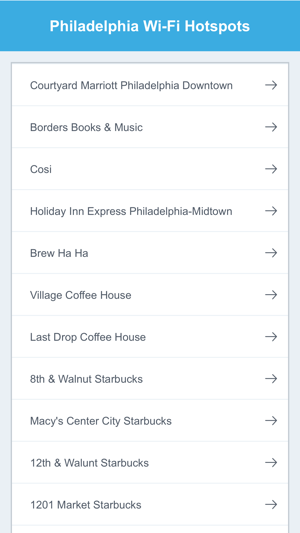 Philadelphia Wifi Hotspots(圖2)-速報App