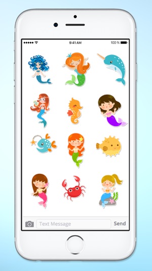 Magical Mermaids & Under Sea Friends Sticker Pack(圖3)-速報App