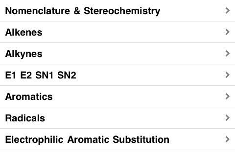 Organic Chemistry FlashCards screenshot 3