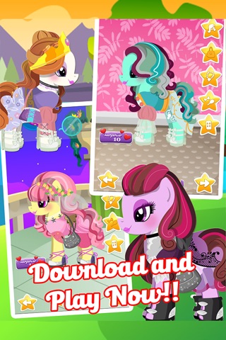 Fun Pony Baby Pet Dress Up Games For Girls & Kids screenshot 4