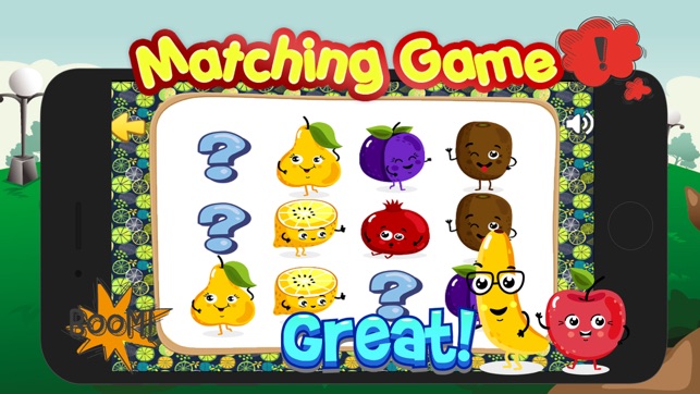 Fruit & Vegetable Match Free-Matching Game For Kid(圖3)-速報App