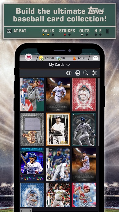 Topps® BUNT® MLB Card Trader Screenshot on iOS