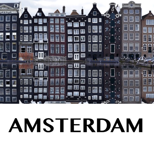 Amsterdam - holiday offline travel map icon