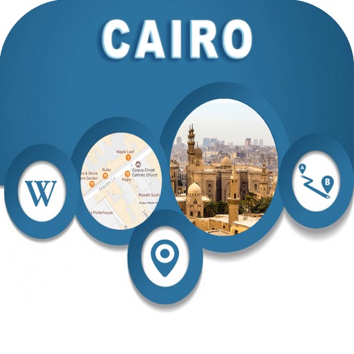 Cairo Egypt Offline Map Navigation GUIDE icon