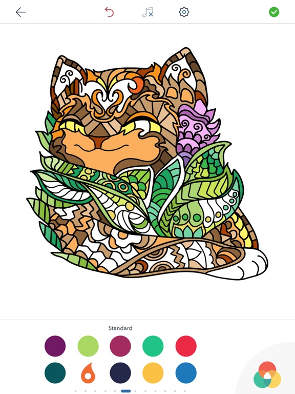 Cat Coloring Pages for Adults screenshot 4