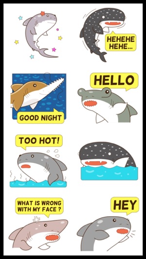 Shark Friends Stickers(圖2)-速報App