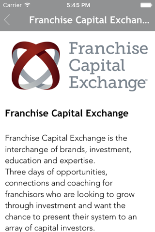 Franchise Capital Exchange screenshot 2