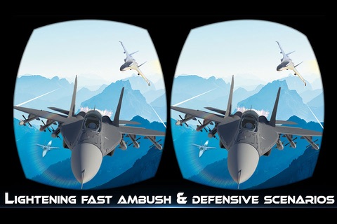 VR Jet Fighter Combat Flight simulator game Best screenshot 2