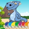 Magic Dinosaur Colouring Book Games