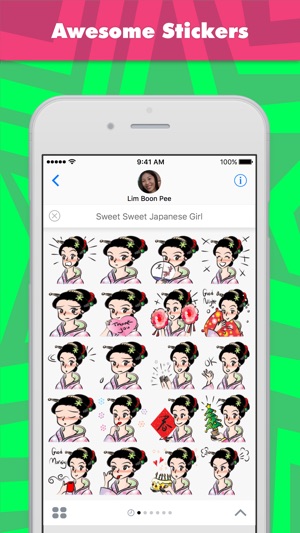 Sweet Sweet Japanese Girl stickers by wenpei(圖1)-速報App