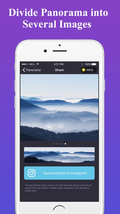 Crop Panorama to Get Views & Likes for Instagram