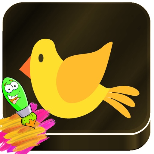 Ang Bird - Pop Coloring Book For Kids iOS App