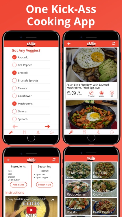 Skillit: Cooking Made Easy, Simple Healthy Recipes