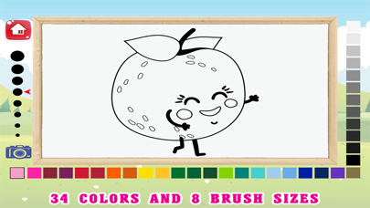 How to cancel & delete Kids Coloring Pages Tracing - Fruit Vegetable Game from iphone & ipad 3