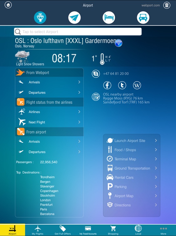 Oslo Airport Pro (OSL) + Flight Tracker HD