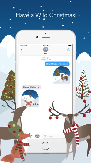 Wild Christmas - Animated Christmas Stickers(圖1)-速報App