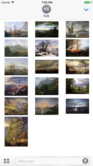 Johan Christian Dahl - Artworks Stickers(圖1)-速報App