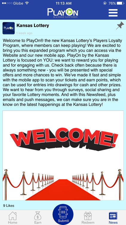 Kansas Lottery PlayOn®
